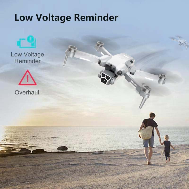 MINI4 drone, equipped with 1080p wide-angle high-definition camera, foldable RC helicopter, WiFi，FPV