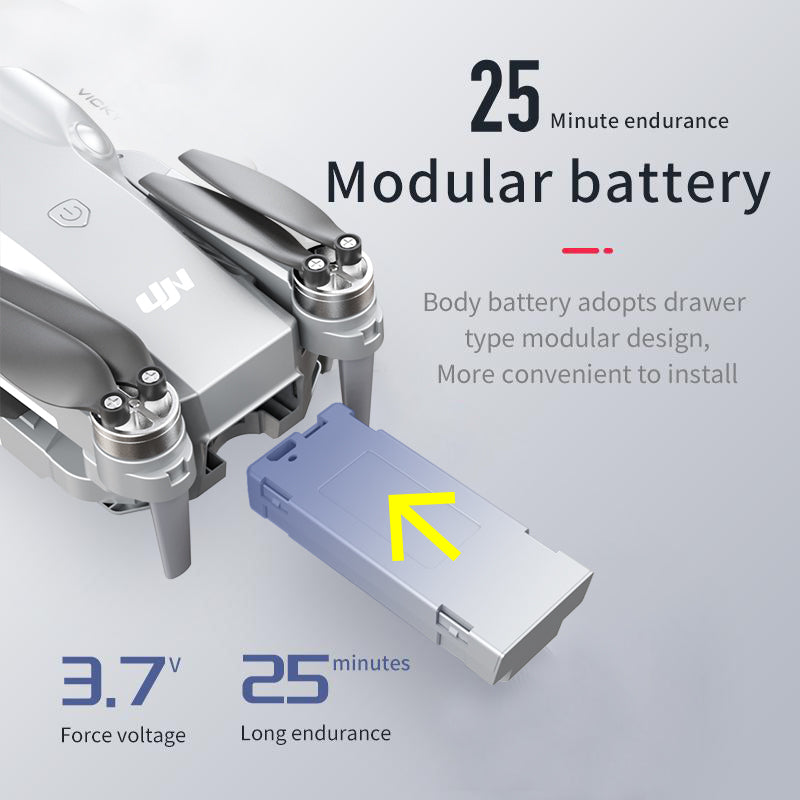 Drone MINI4  equipped with 1080p wide-angle high-definition camera, foldable RC helicopter, WiFi，FPV