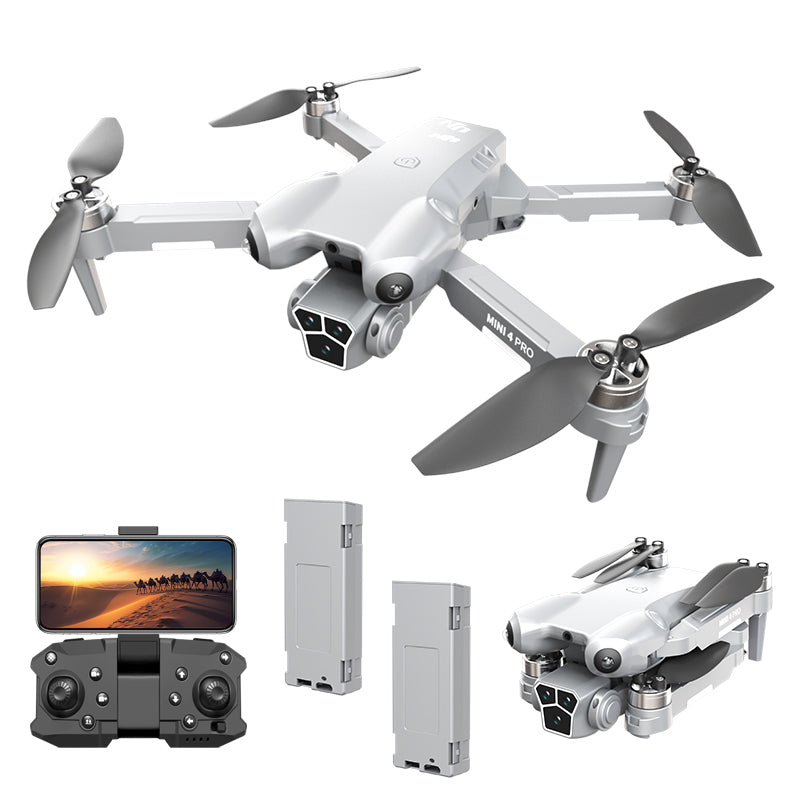 Drone MINI4  equipped with 1080p wide-angle high-definition camera, foldable RC helicopter, WiFi，FPV